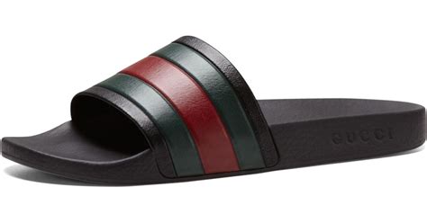 gucci slide sandals men|pursuit slide sandal women Gucci.